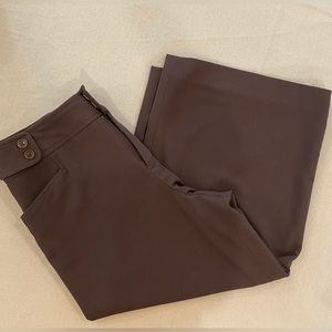 Ladies Capris Dress Pants Size 4 Brown Nine West